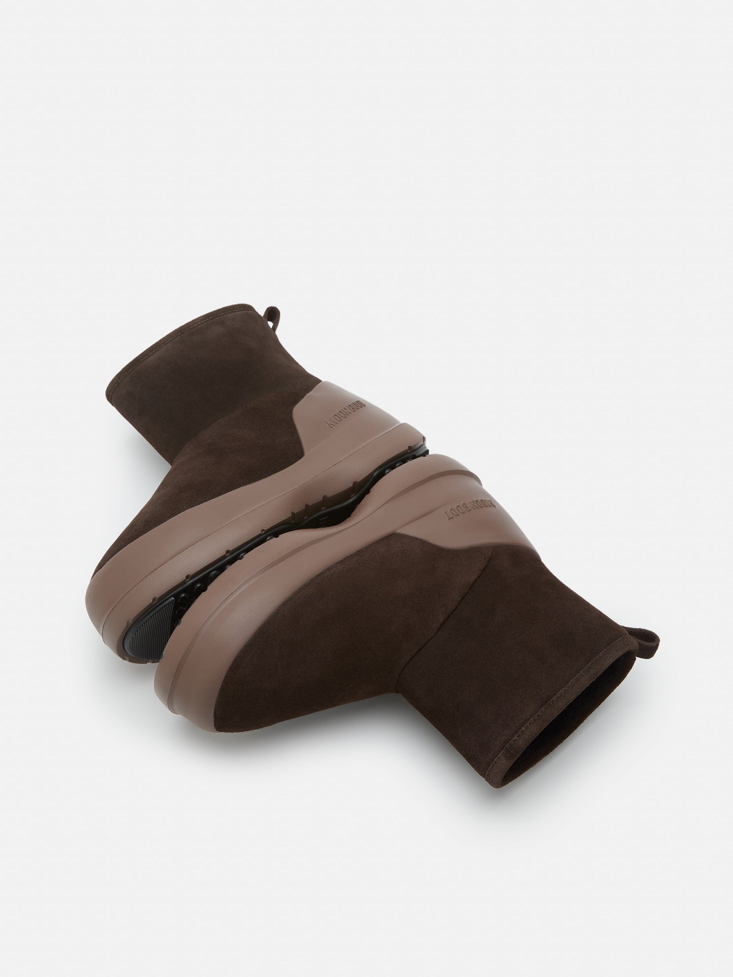 MOON BOOT MEZZALUNA MID DARK BROWN BOOTS