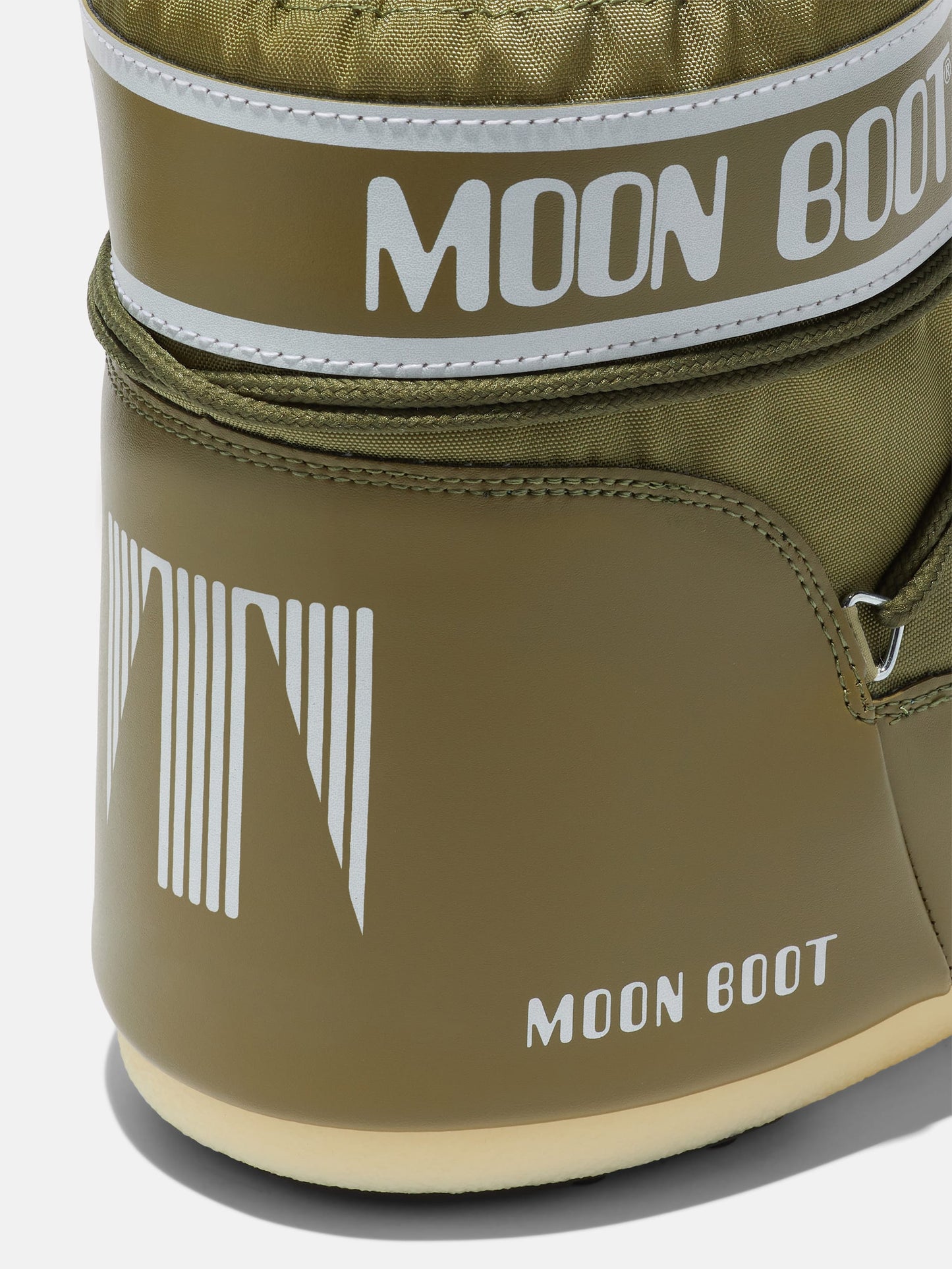 MOON BOOT ICON LOW KHAKI NYLON BOOTS