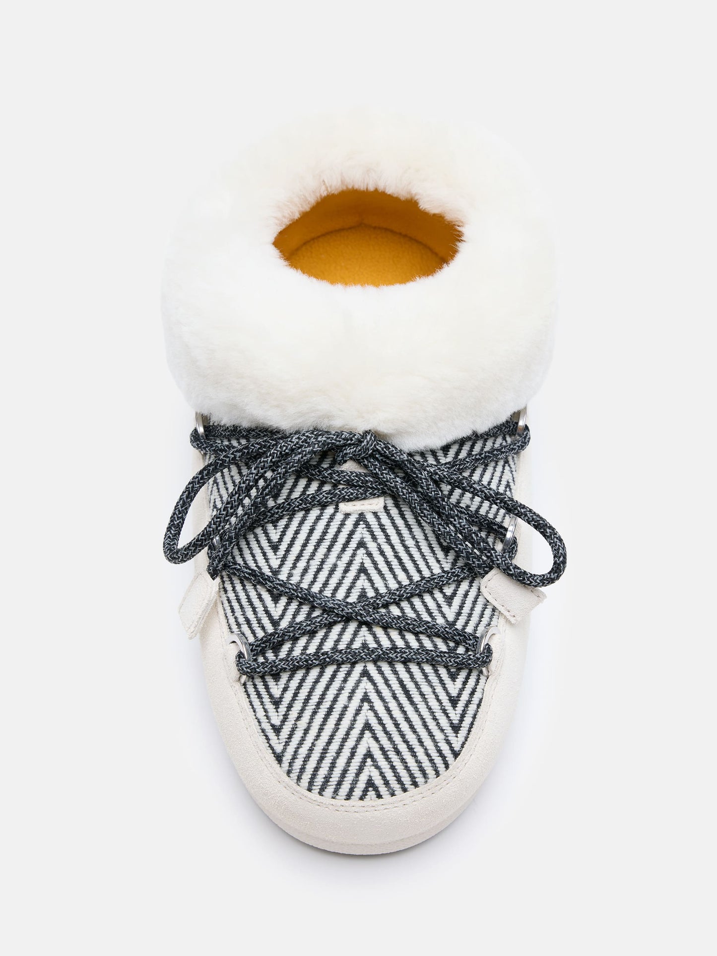 MOON BOOT MOON BOOT X GUEST IN RESIDENCE EVX CHALET WHITE SAND FAUX FUR MULES