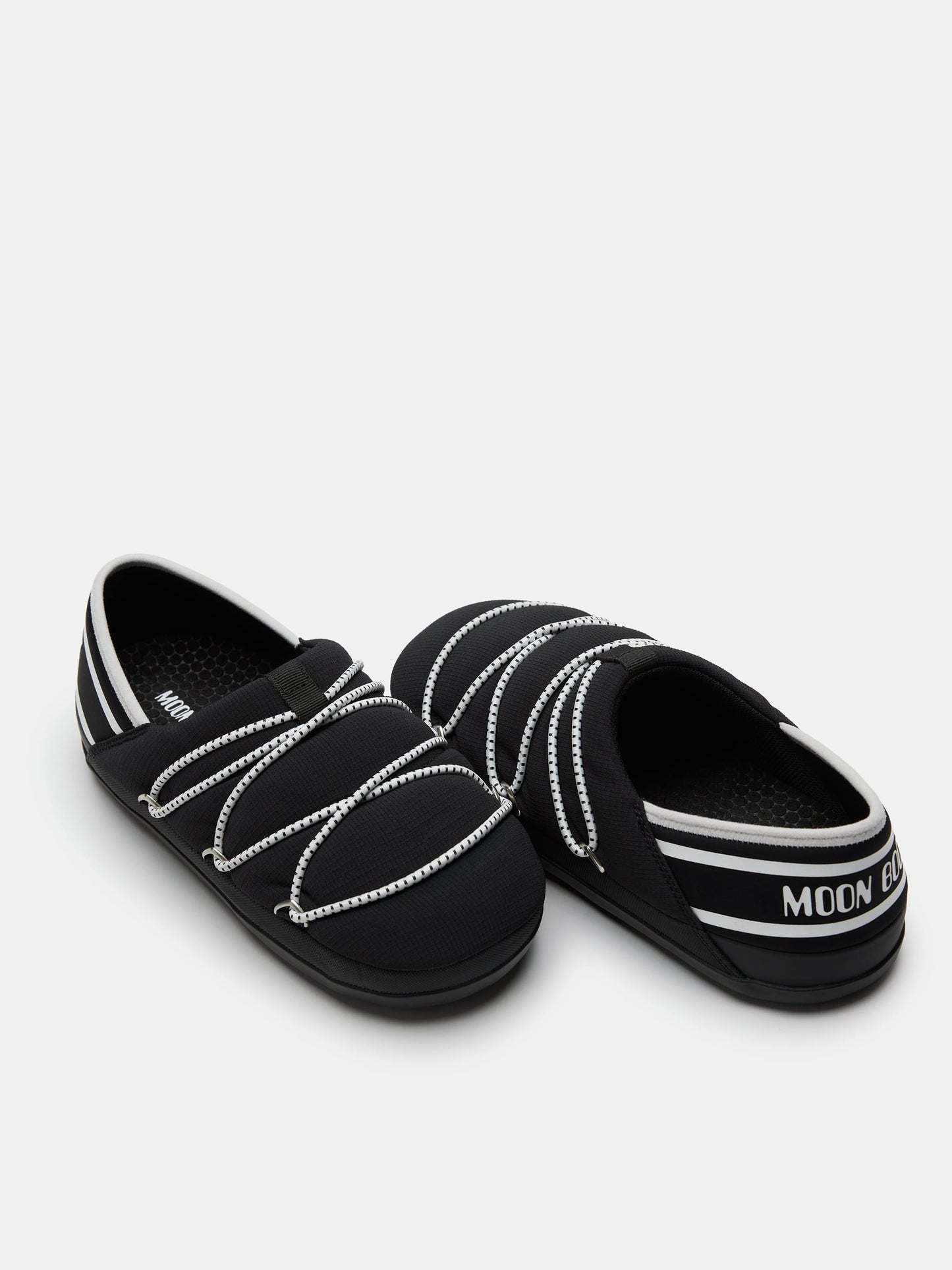 MOON BOOT ICON SLIPPER BLACK