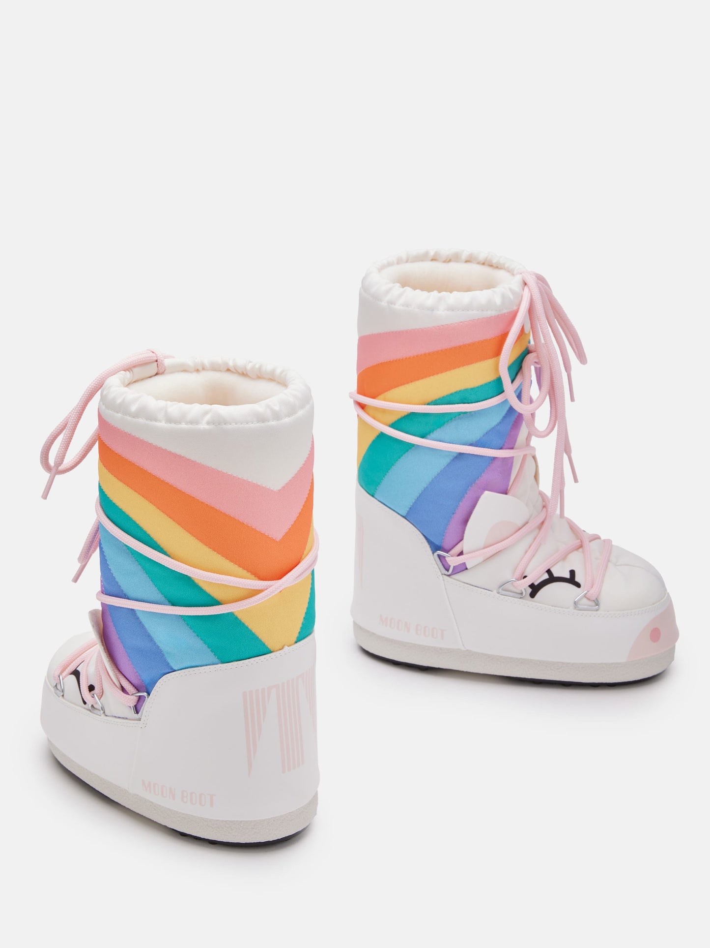 MOON BOOT ICON JUNIOR UNICORN WHITE BOOTS