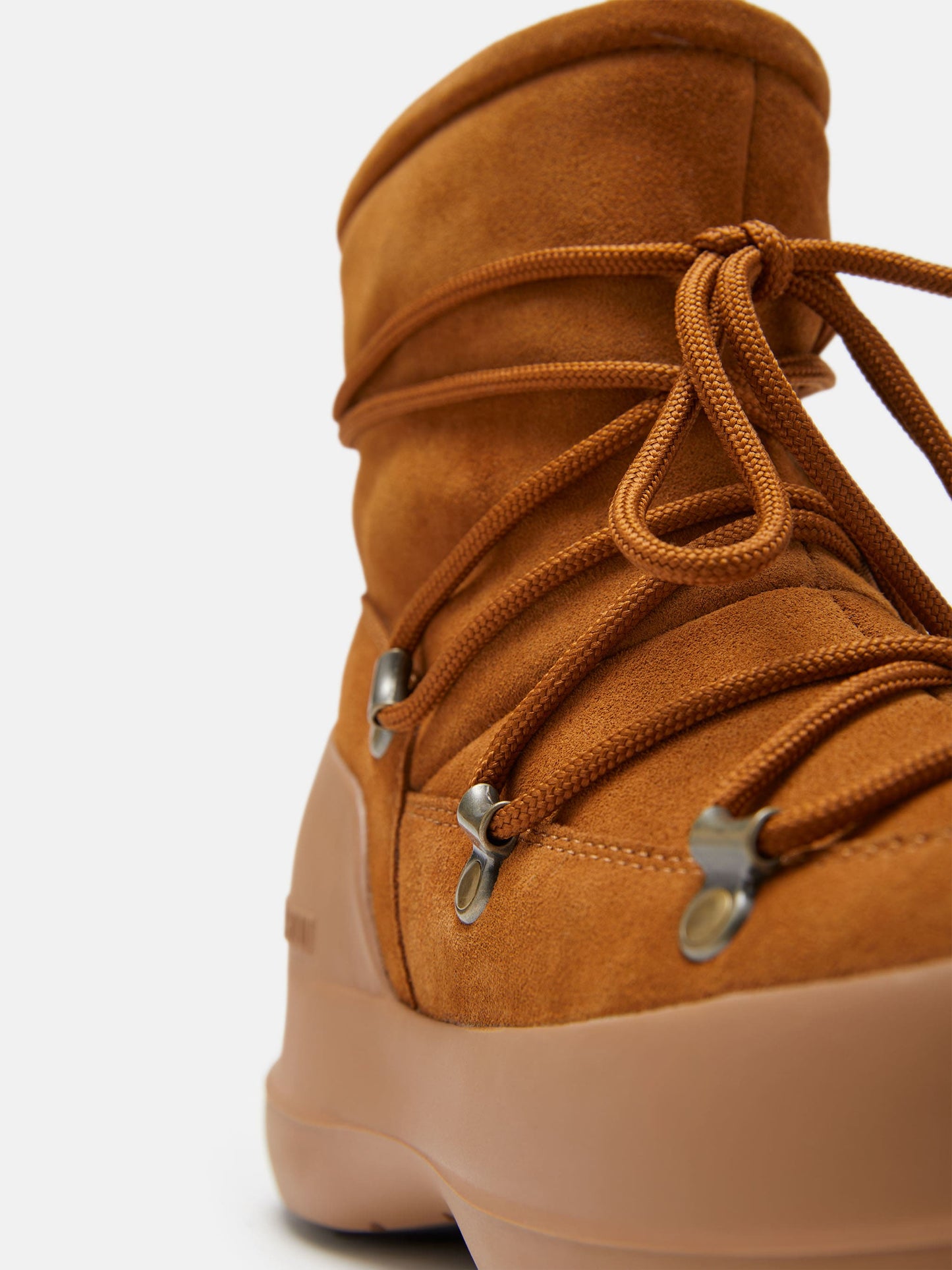 MOON BOOT LUNA BROWN SUEDE BOOTS