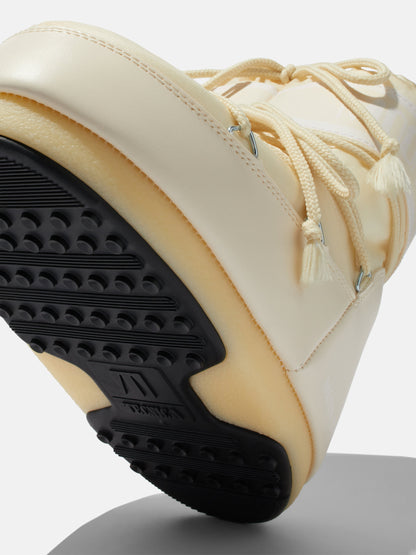 MOON BOOT ICON LOW CREAM NYLON BOOTS