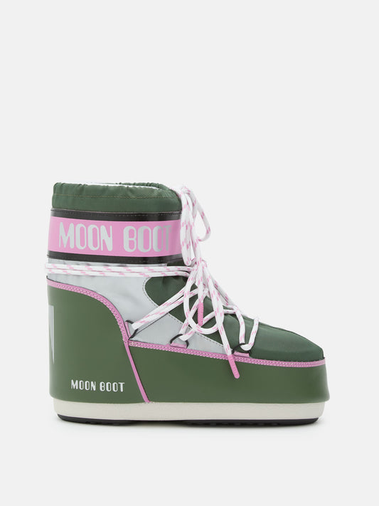 MOON BOOT ICON LOW SPACE RACING GREEN BOOTS