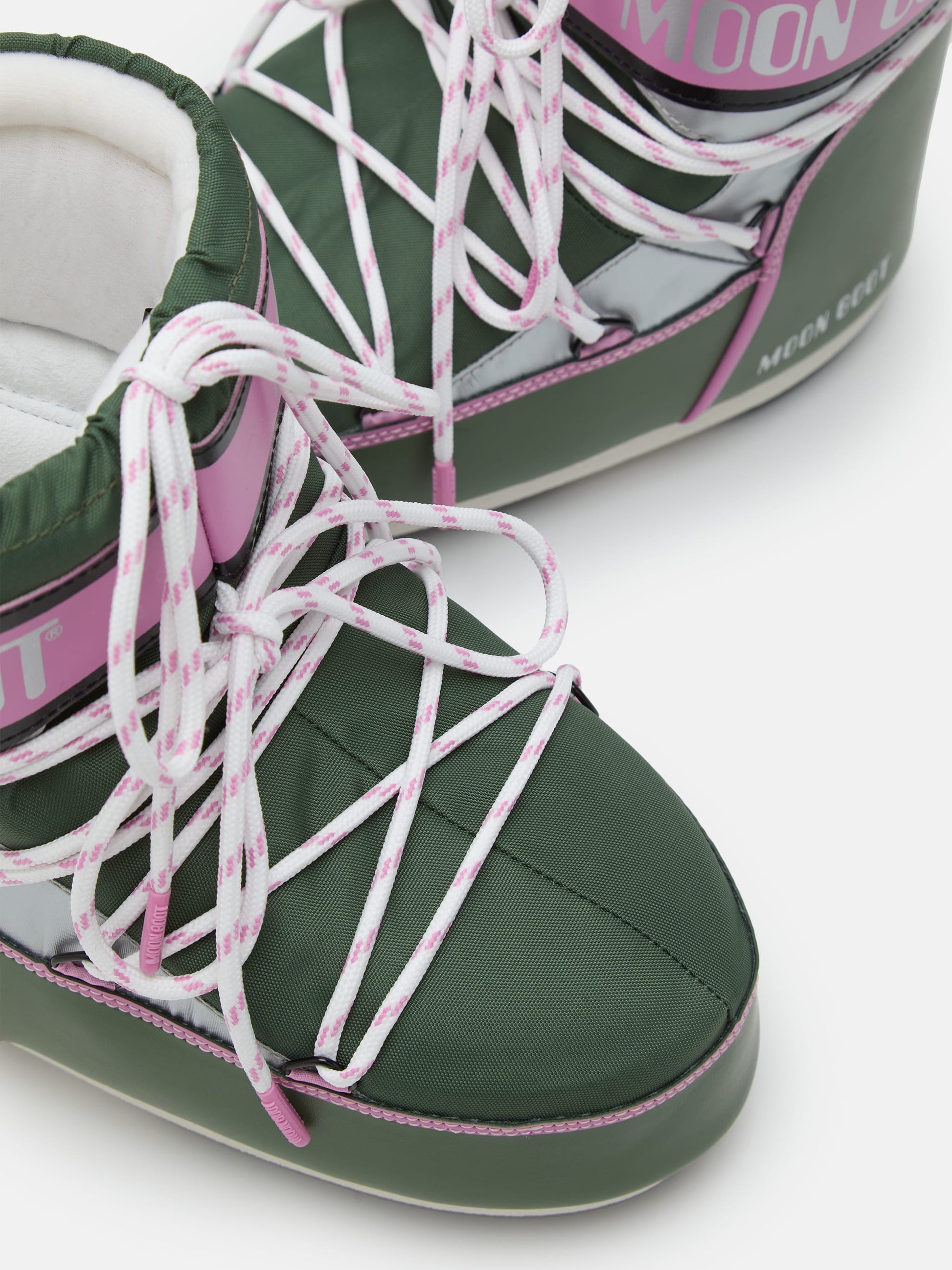 MOON BOOT ICON LOW SPACE RACING GREEN BOOTS