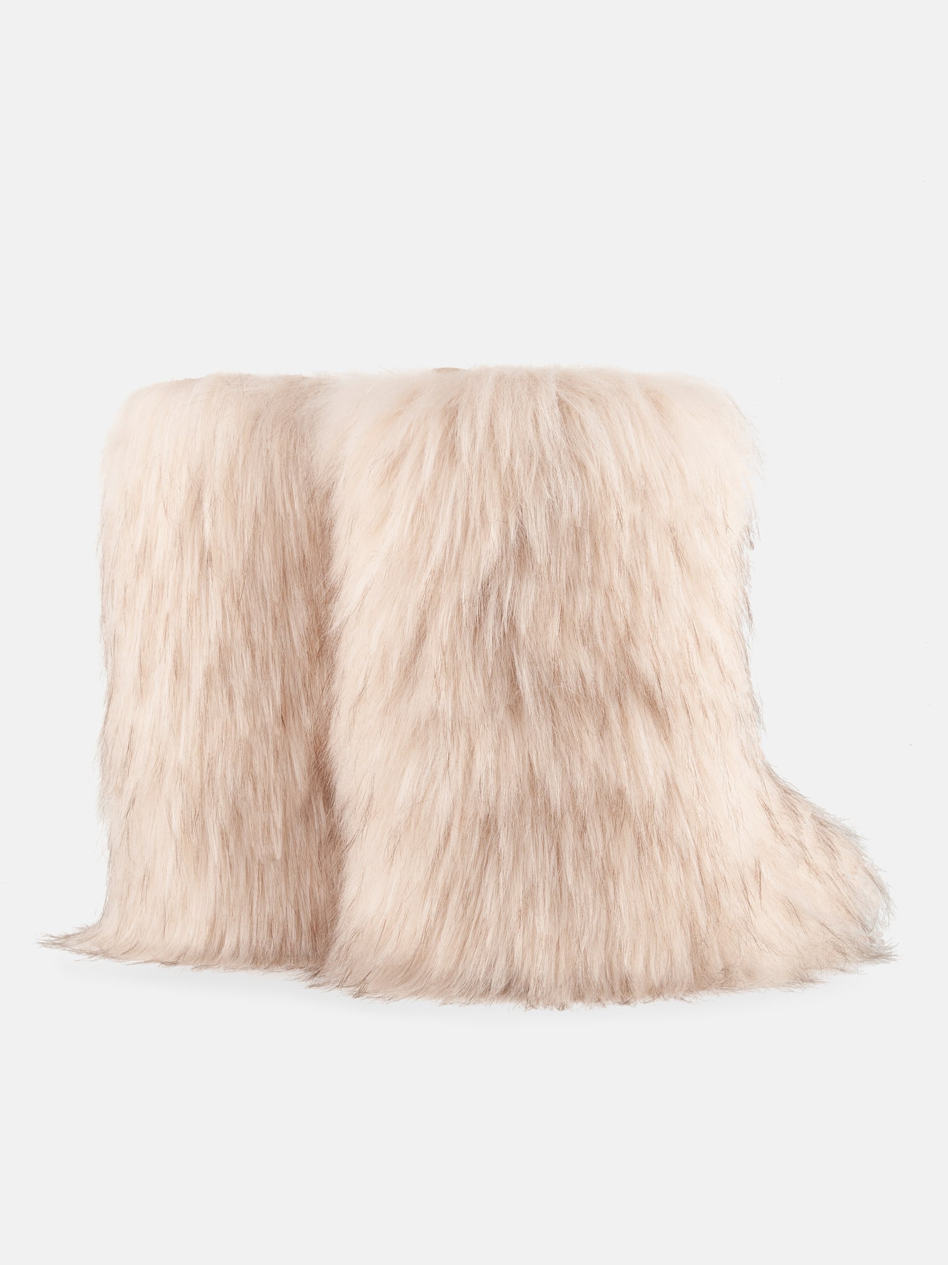 MOON BOOT Jacquemus + Moon Boot ICON YETI MID CREAM BOOTS
