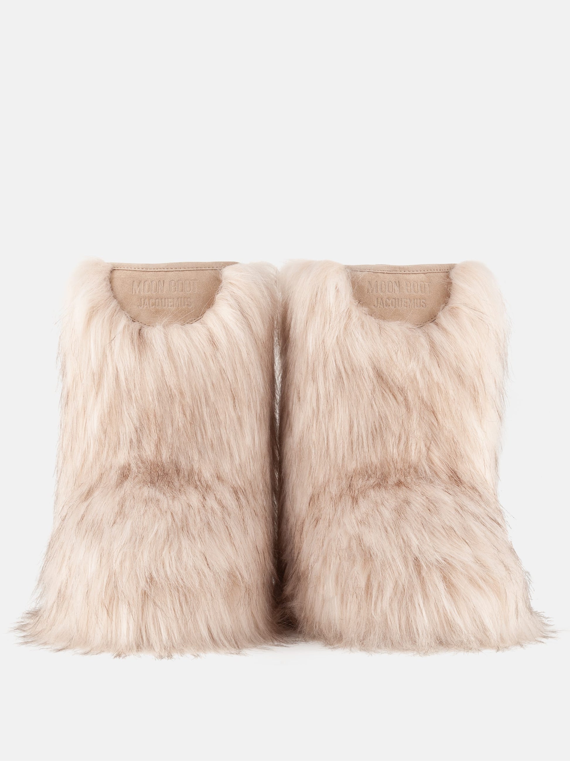 MOON BOOT Jacquemus + Moon Boot ICON YETI MID CREAM BOOTS