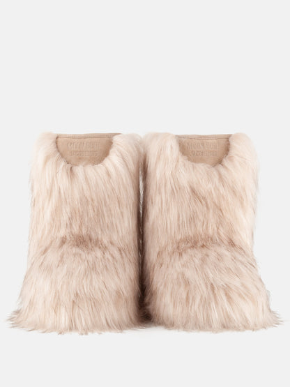 MOON BOOT Jacquemus + Moon Boot ICON YETI MID CREAM BOOTS