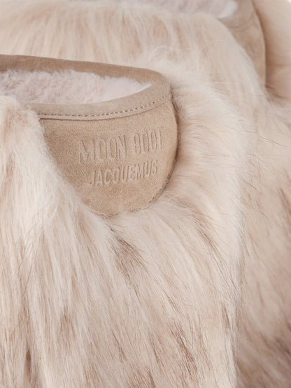 MOON BOOT Jacquemus + Moon Boot ICON YETI MID CREAM BOOTS