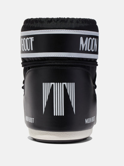 MOON BOOT ICON LOW BLACK NYLON BOOTS