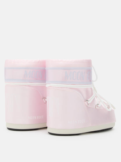MOON BOOT ICON LOW ROSE PEARLY BOOTS
