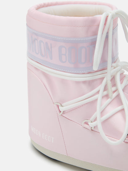 MOON BOOT ICON LOW ROSE PEARLY BOOTS