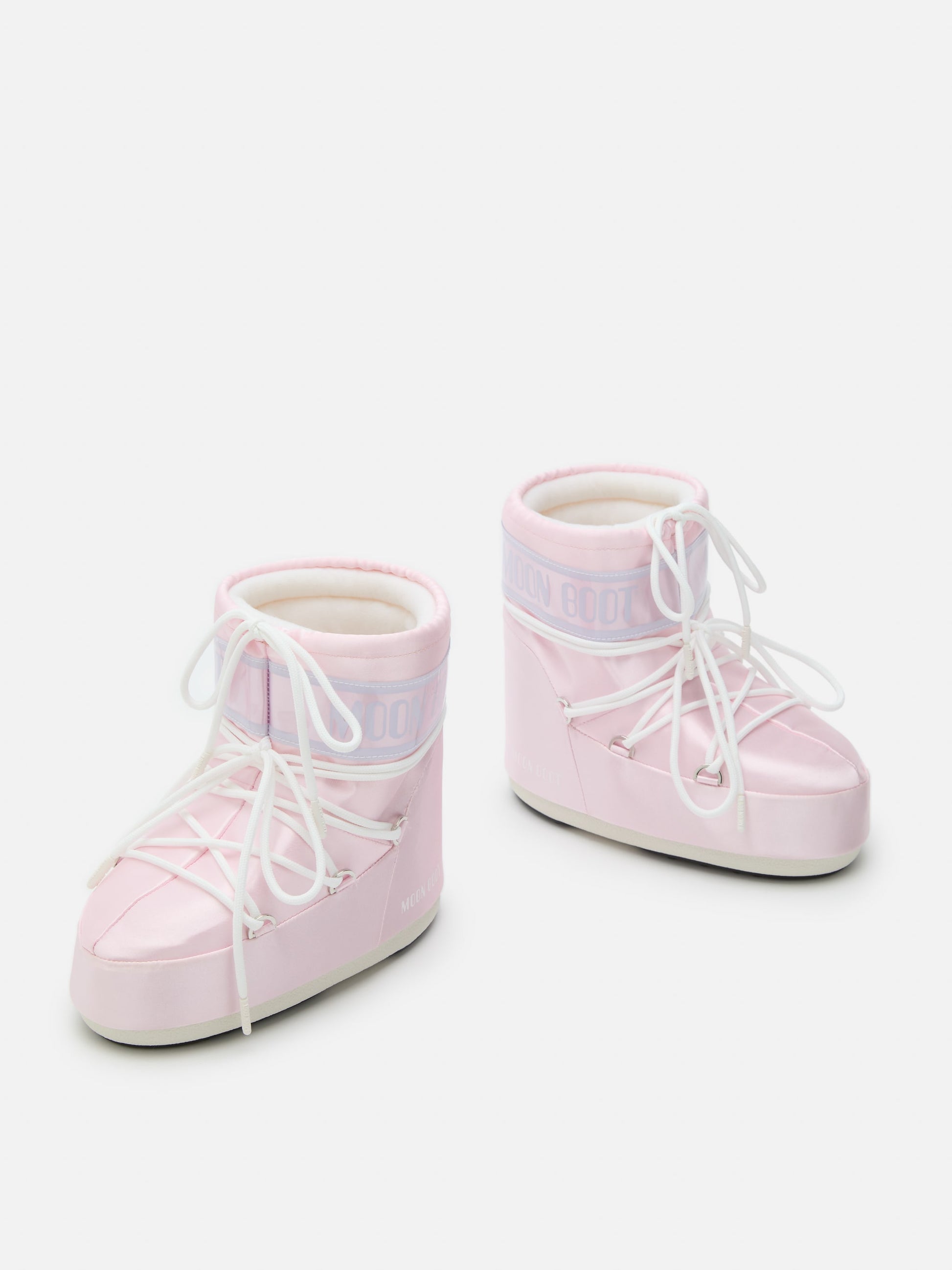 MOON BOOT ICON LOW ROSE PEARLY BOOTS