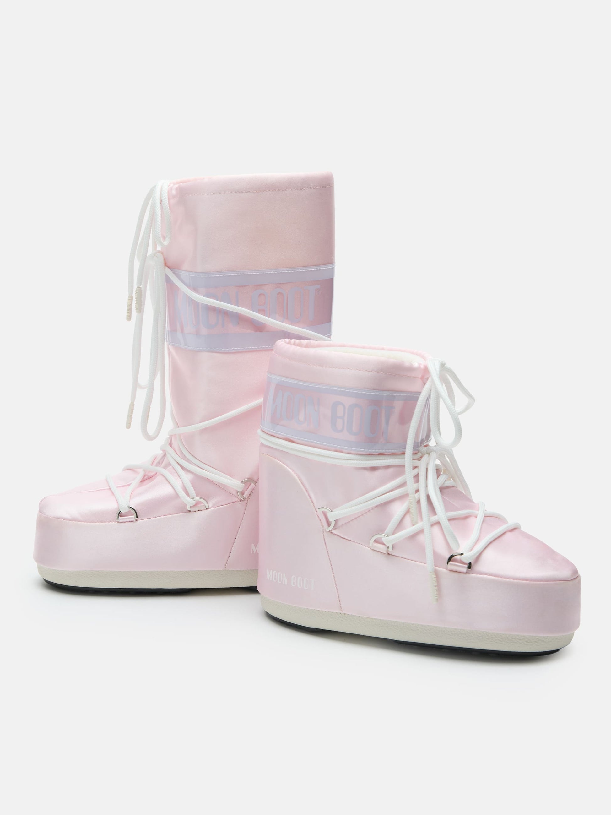 MOON BOOT ICON LOW ROSE PEARLY BOOTS