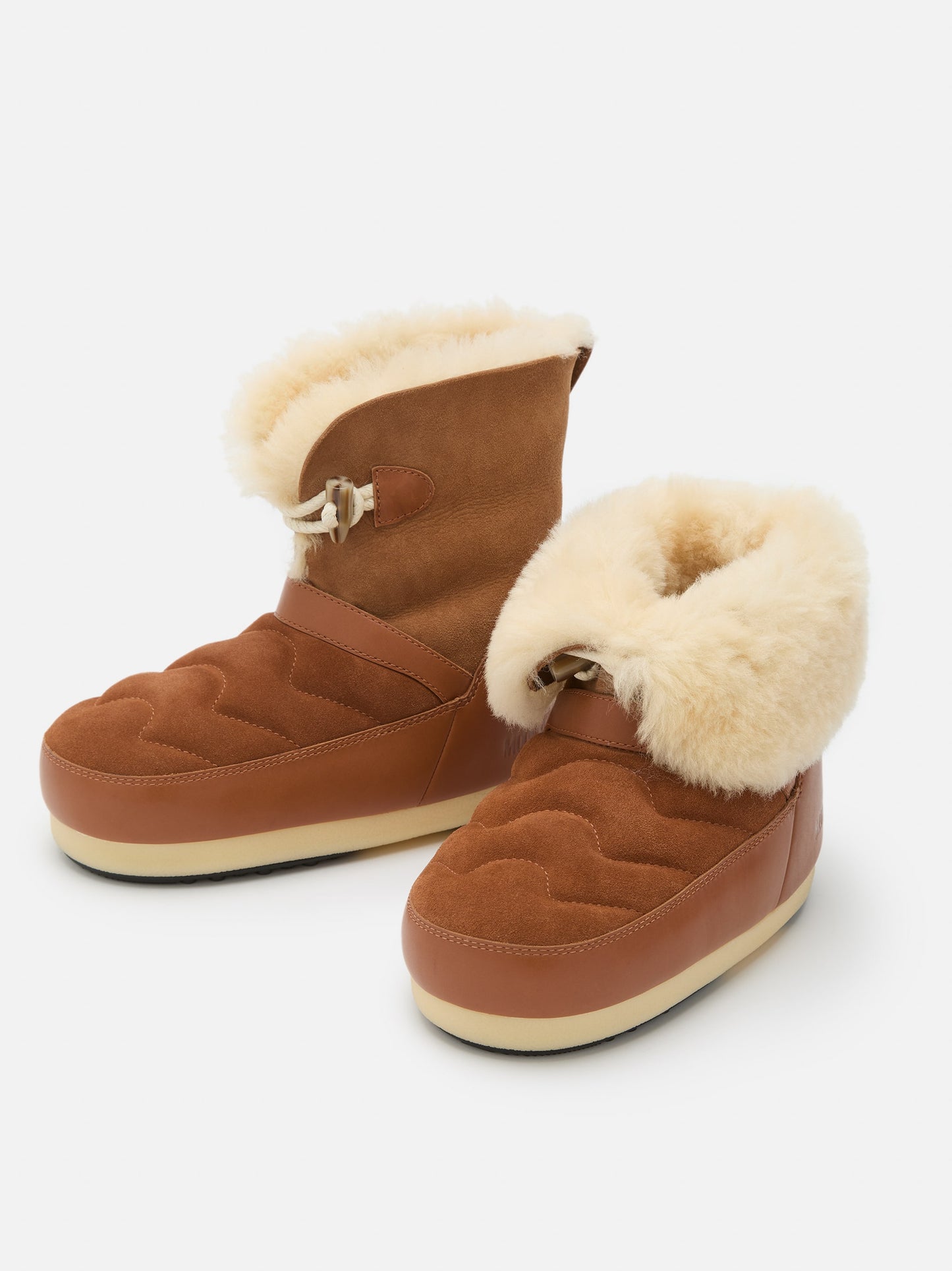 MOON BOOT EVX BROWN IGLOO BOOTS