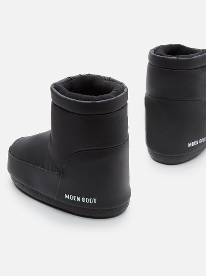 MOON BOOT NO LACE BLACK RUBBER BOOTS