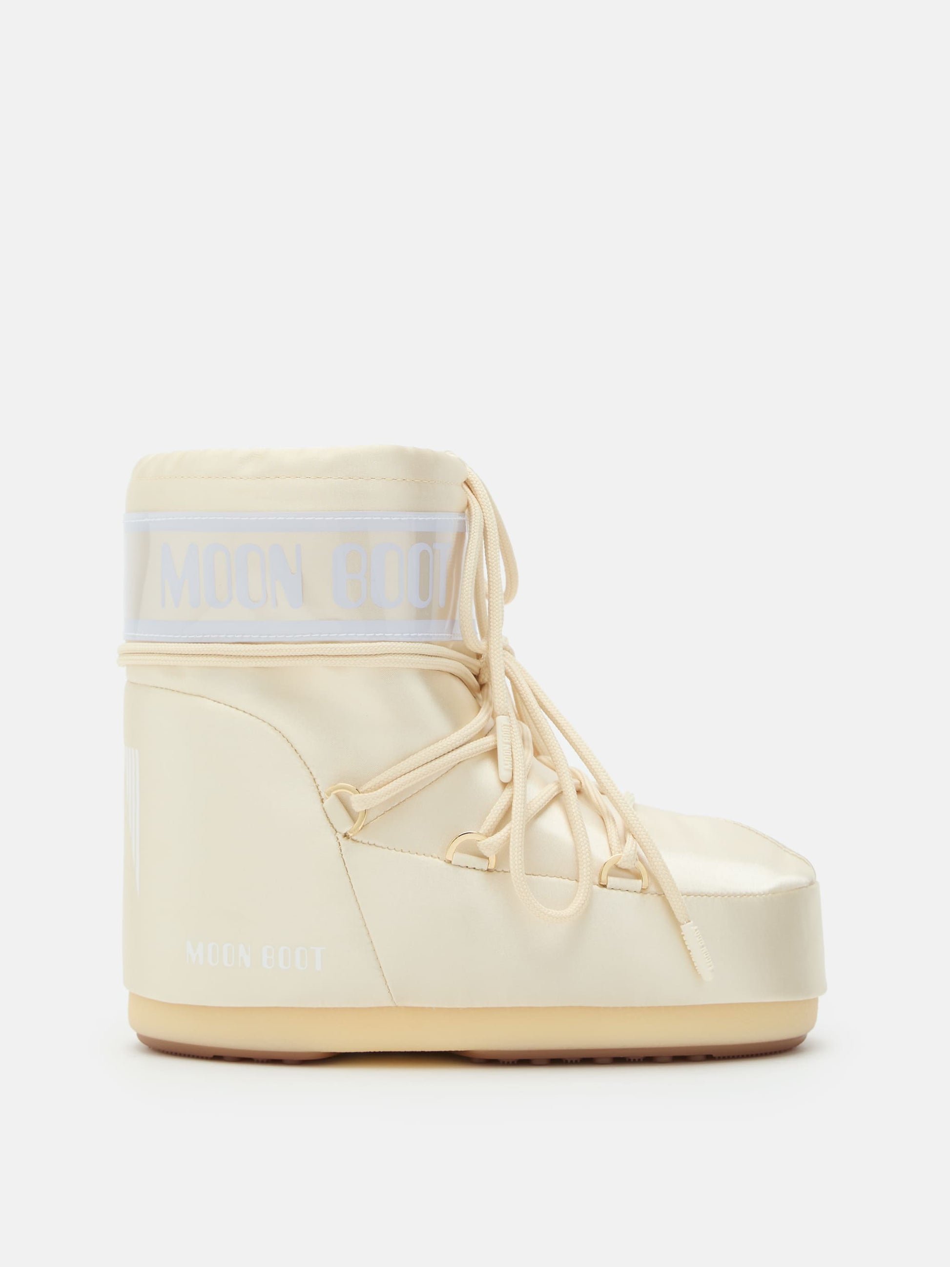 MOON BOOT ICON LOW IVORY PEARLY BOOTS