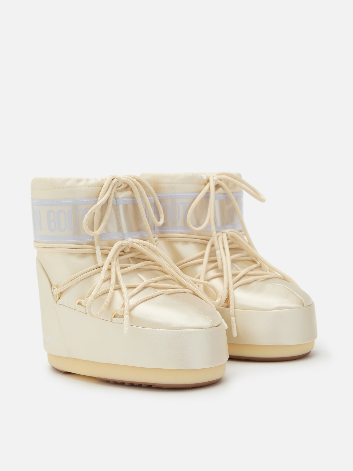 MOON BOOT ICON LOW IVORY PEARLY BOOTS
