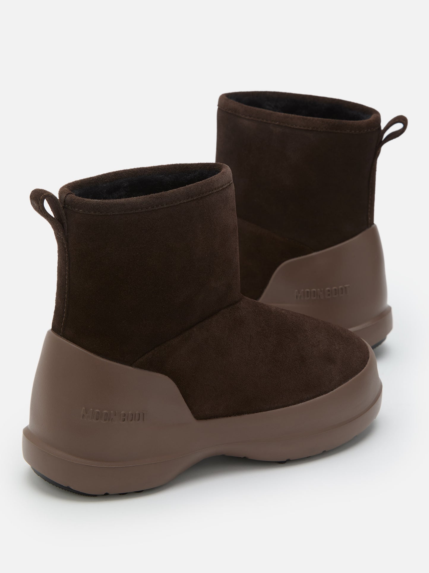 MOON BOOT MEZZALUNA MID DARK BROWN BOOTS