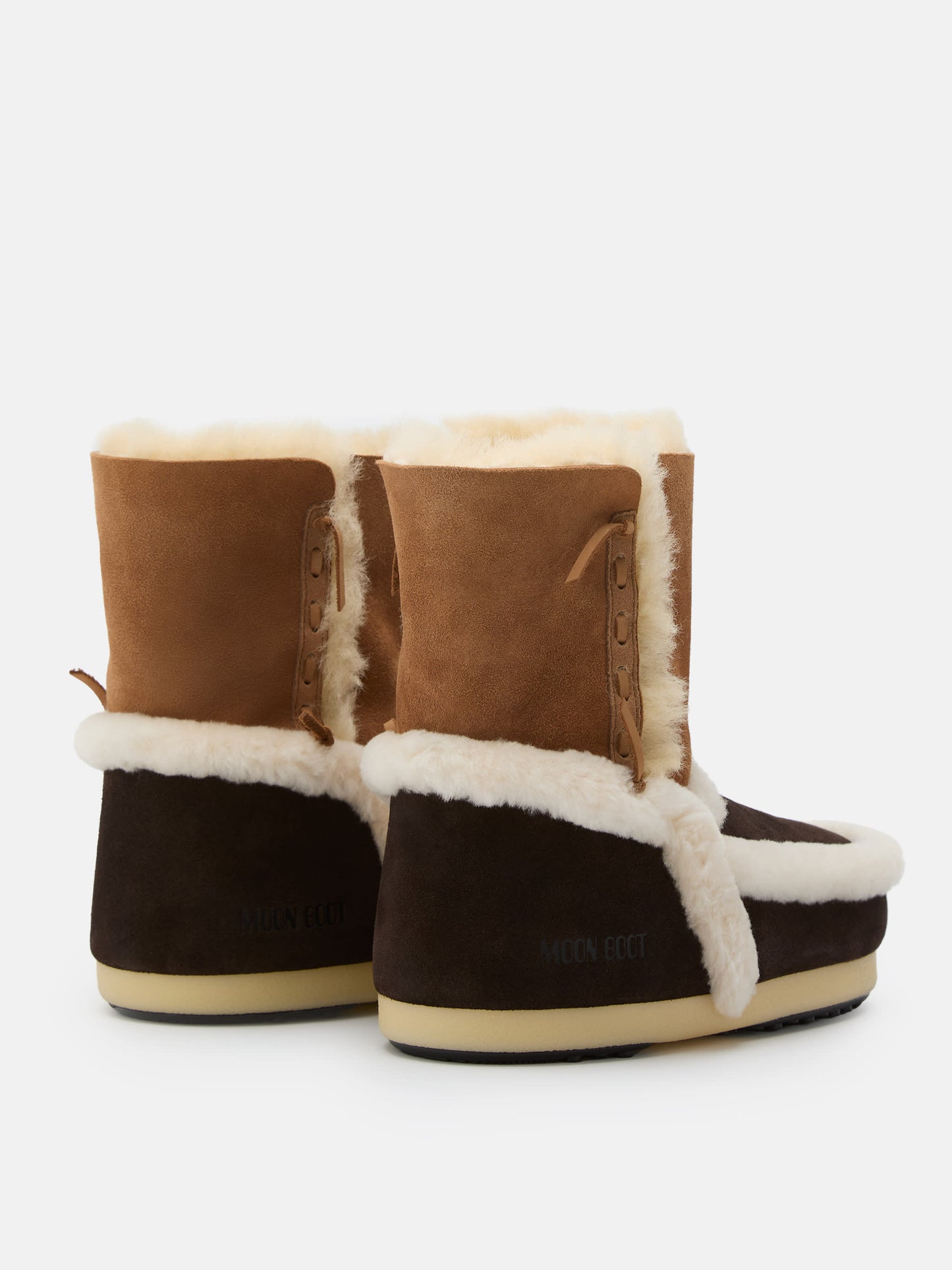 MOON BOOT EVX BROWN PATCH BOOTS
