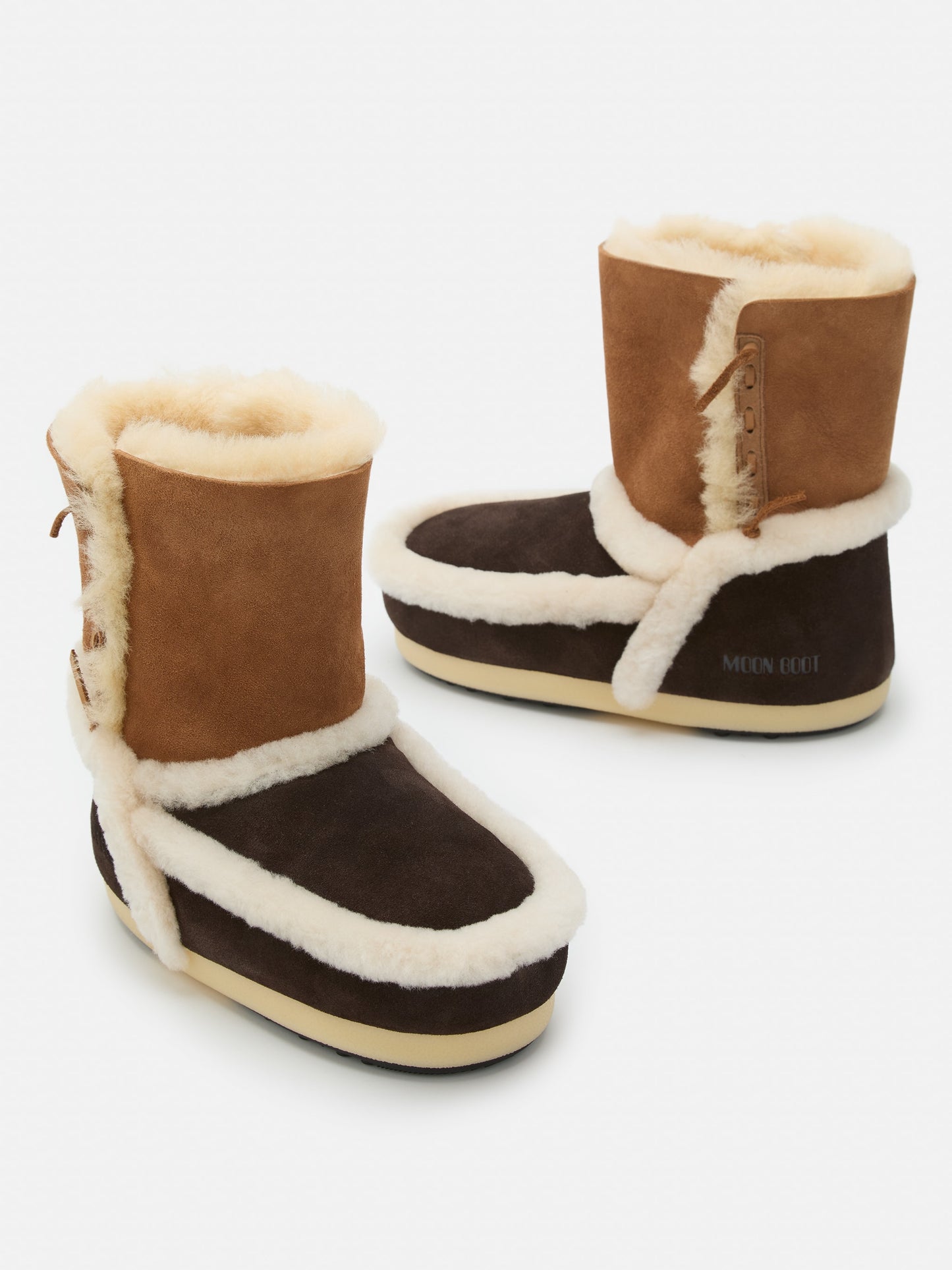 MOON BOOT EVX BROWN PATCH BOOTS