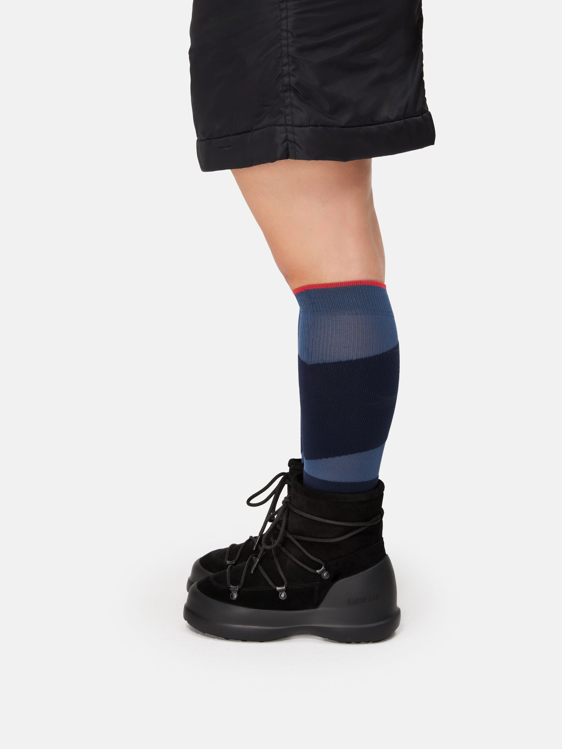 MOON BOOT LUNA BLACK SUEDE BOOTS