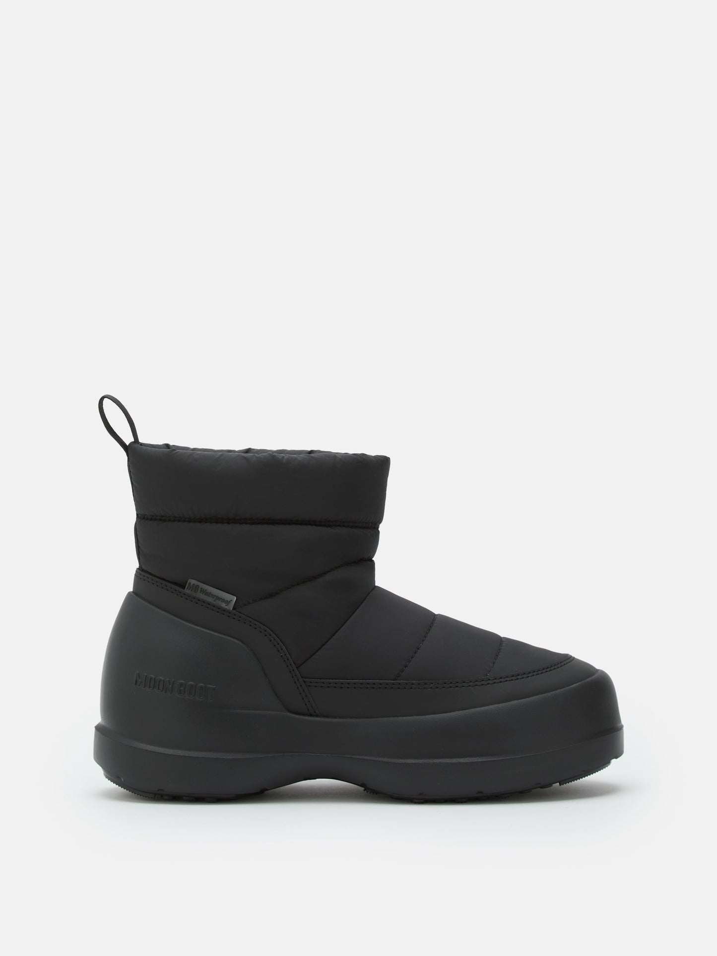 MOON BOOT MEZZALUNA PUFFY BLACK BOOTS