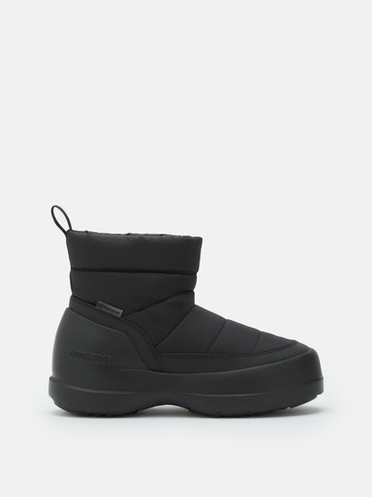 MOON BOOT MEZZALUNA PUFFY BLACK BOOTS