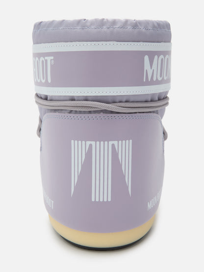 MOON BOOT ICON LOW LILAC NYLON BOOTS