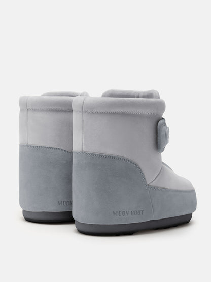 MOON BOOT MOON BOOT X VANDYTHEPINK® ICON STRAP GREY SUEDE BOOTS