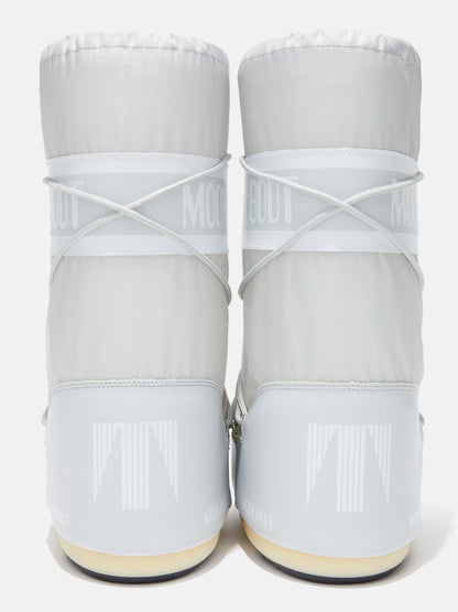 MOON BOOT ICON GREY NYLON BOOTS