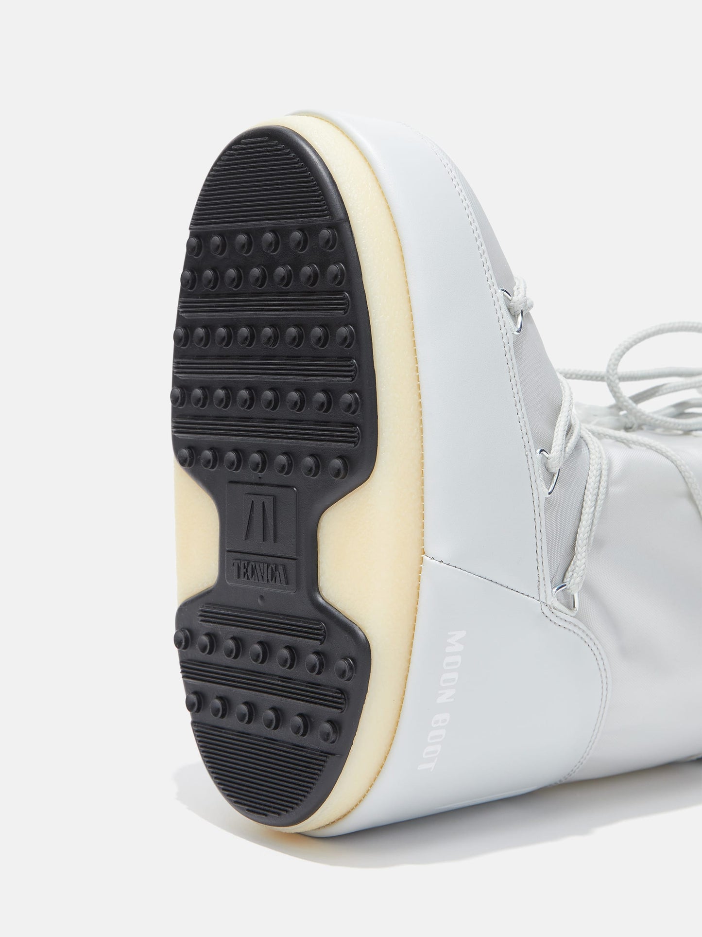 MOON BOOT ICON GREY NYLON BOOTS