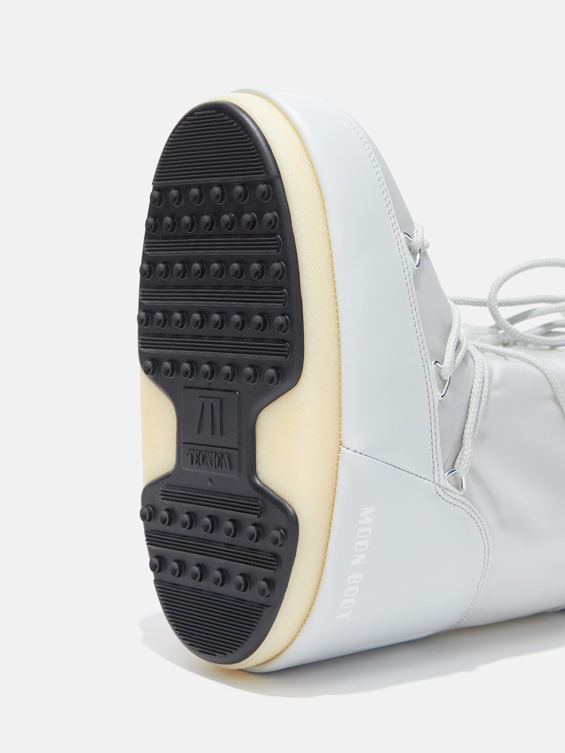 MOON BOOT ICON GREY NYLON BOOTS