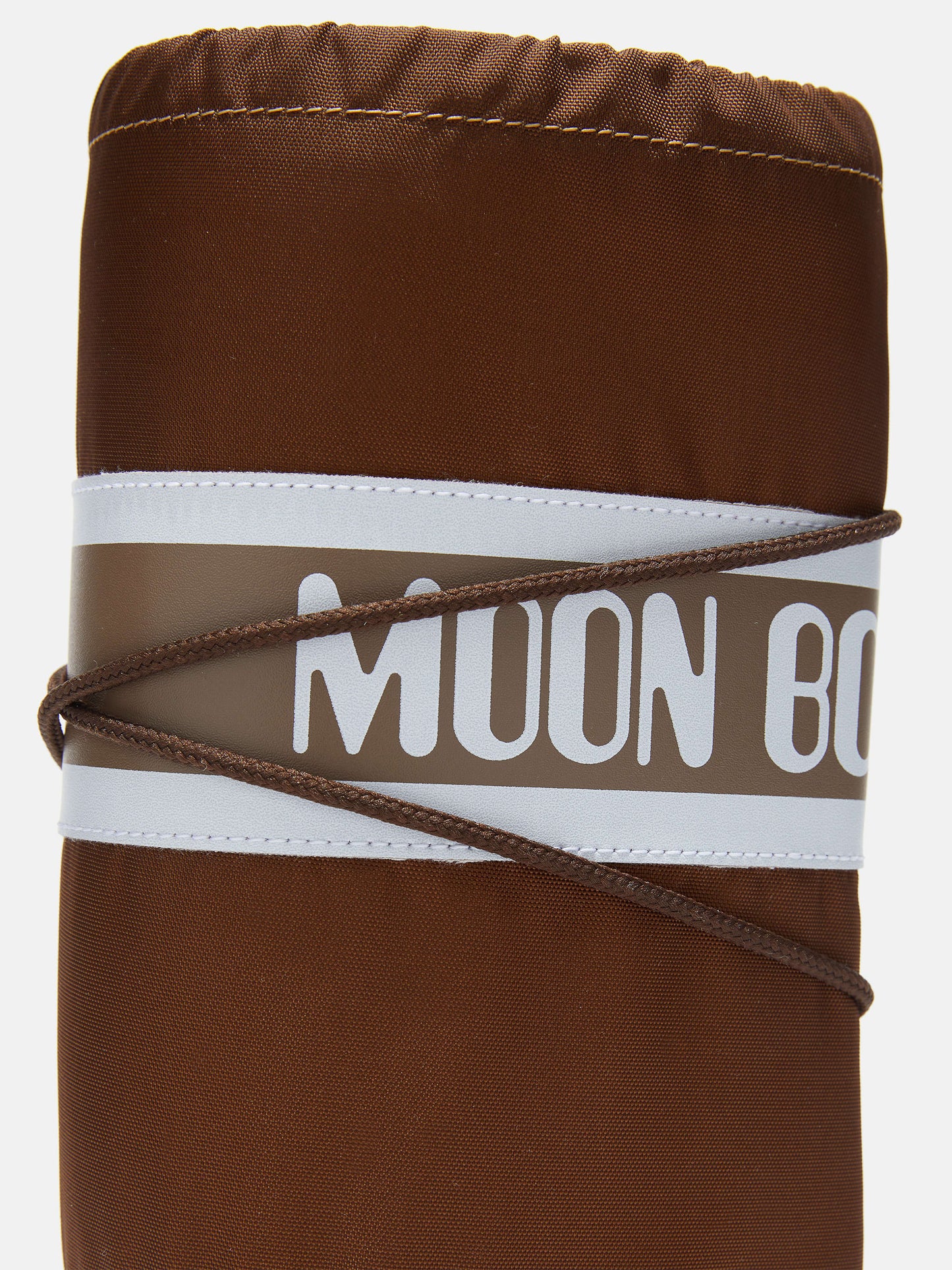 MOON BOOT ICON BROWN NYLON BOOTS