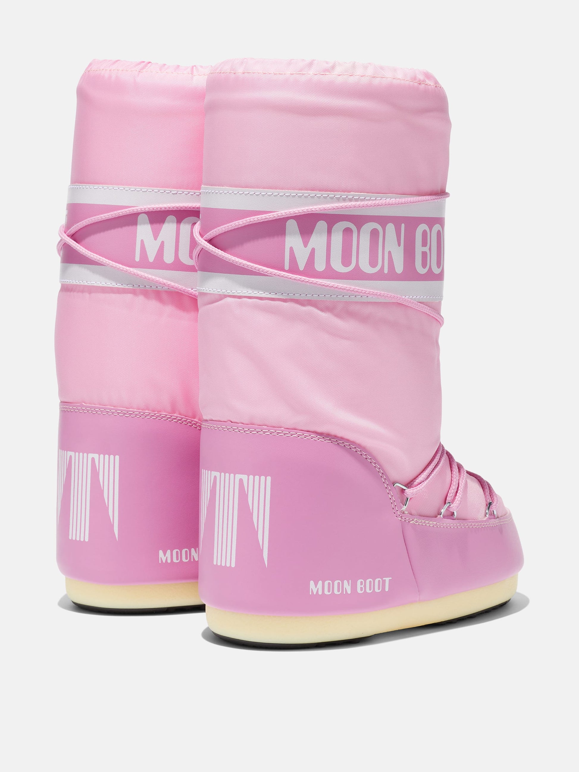 MOON BOOT ICON PINK NYLON BOOTS