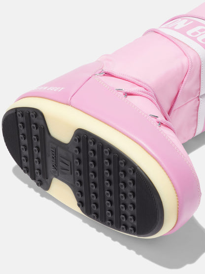 MOON BOOT ICON PINK NYLON BOOTS