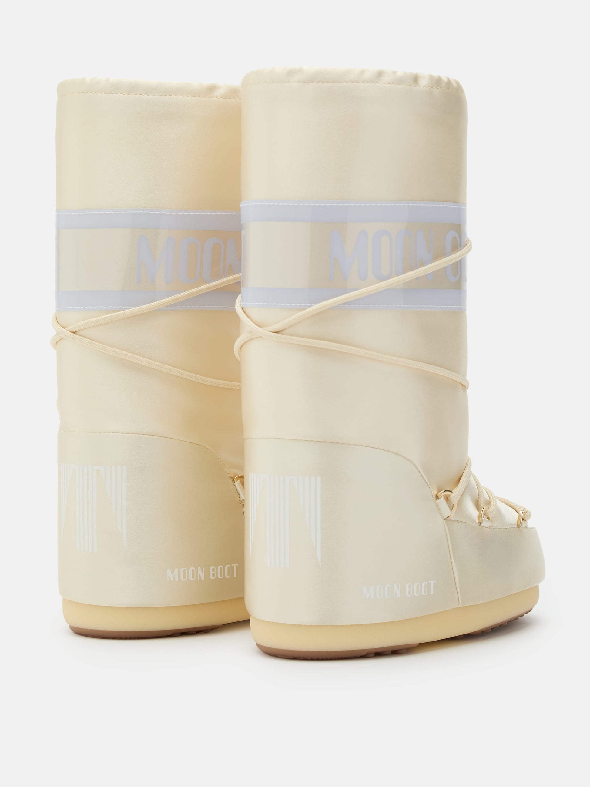 MOON BOOT ICON IVORY PEARLY BOOTS