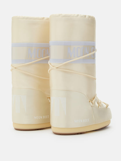 MOON BOOT ICON IVORY PEARLY BOOTS