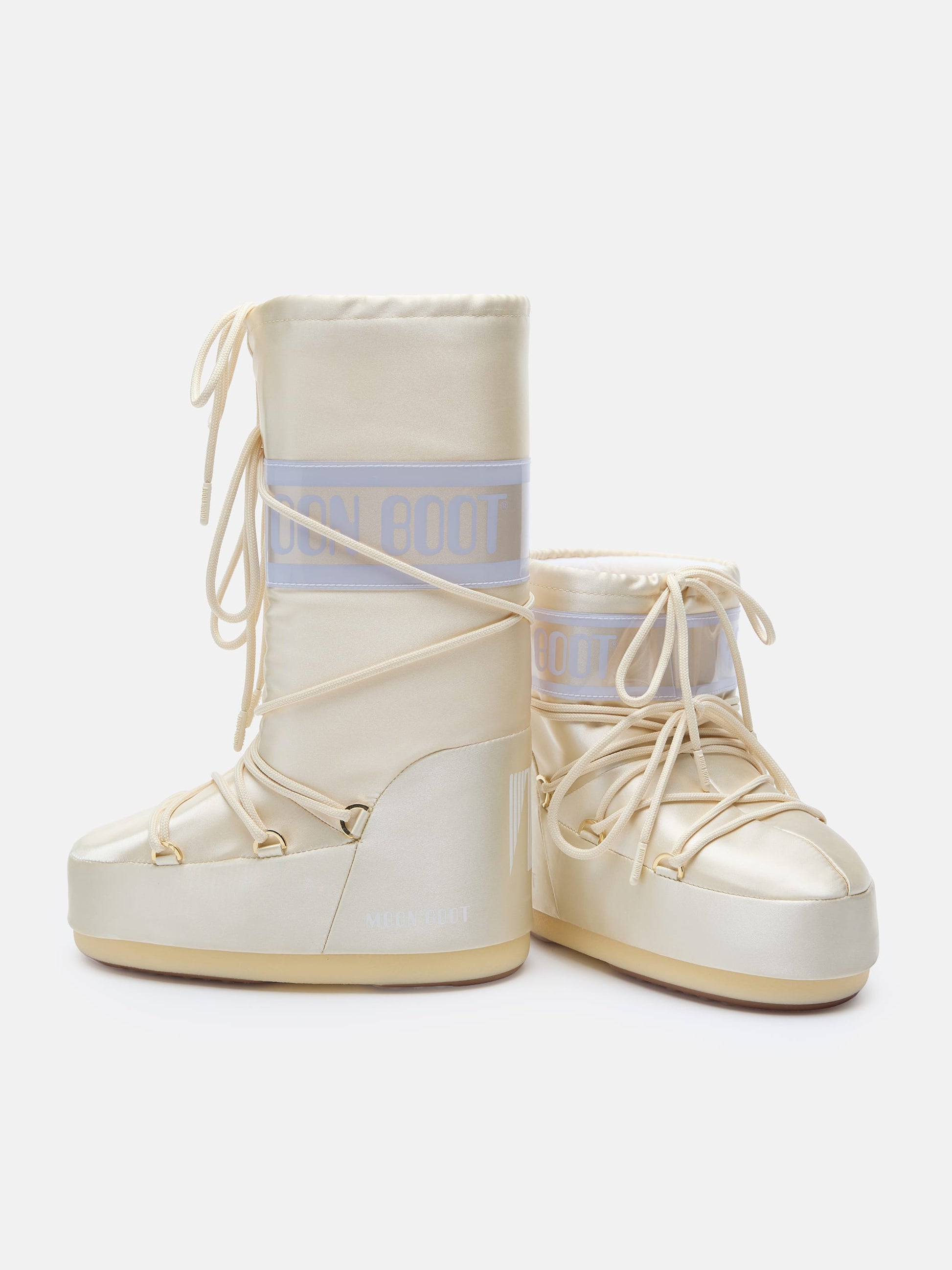 MOON BOOT ICON IVORY PEARLY BOOTS