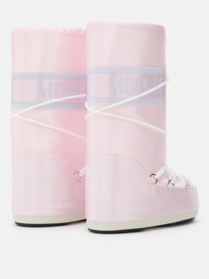 MOON BOOT ICON ROSE PEARLY BOOTS