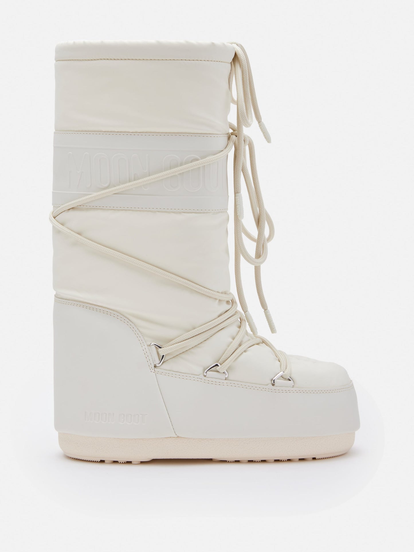 MOON BOOT ICON CREAM RUBBER BOOTS