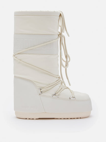 MOON BOOT ICON CREAM RUBBER BOOTS