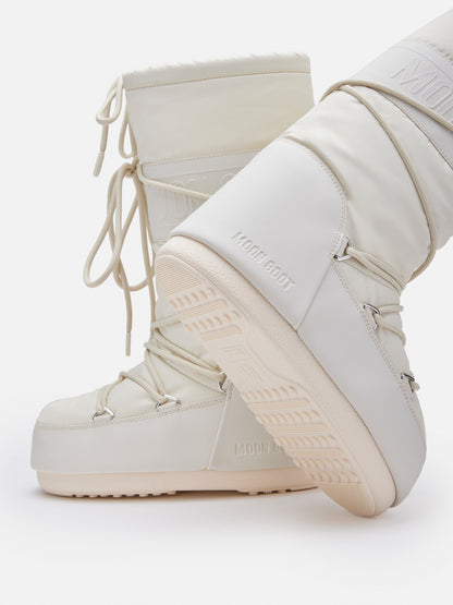 MOON BOOT ICON CREAM RUBBER BOOTS