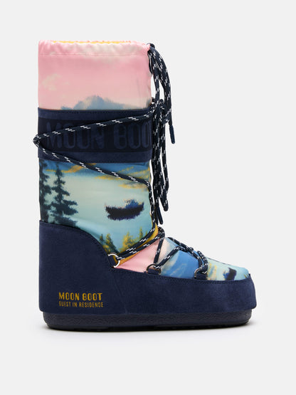MOON BOOT MOON BOOT X GUEST IN RESIDENCE ICON POSTCARD MIDNIGHT BOOTS