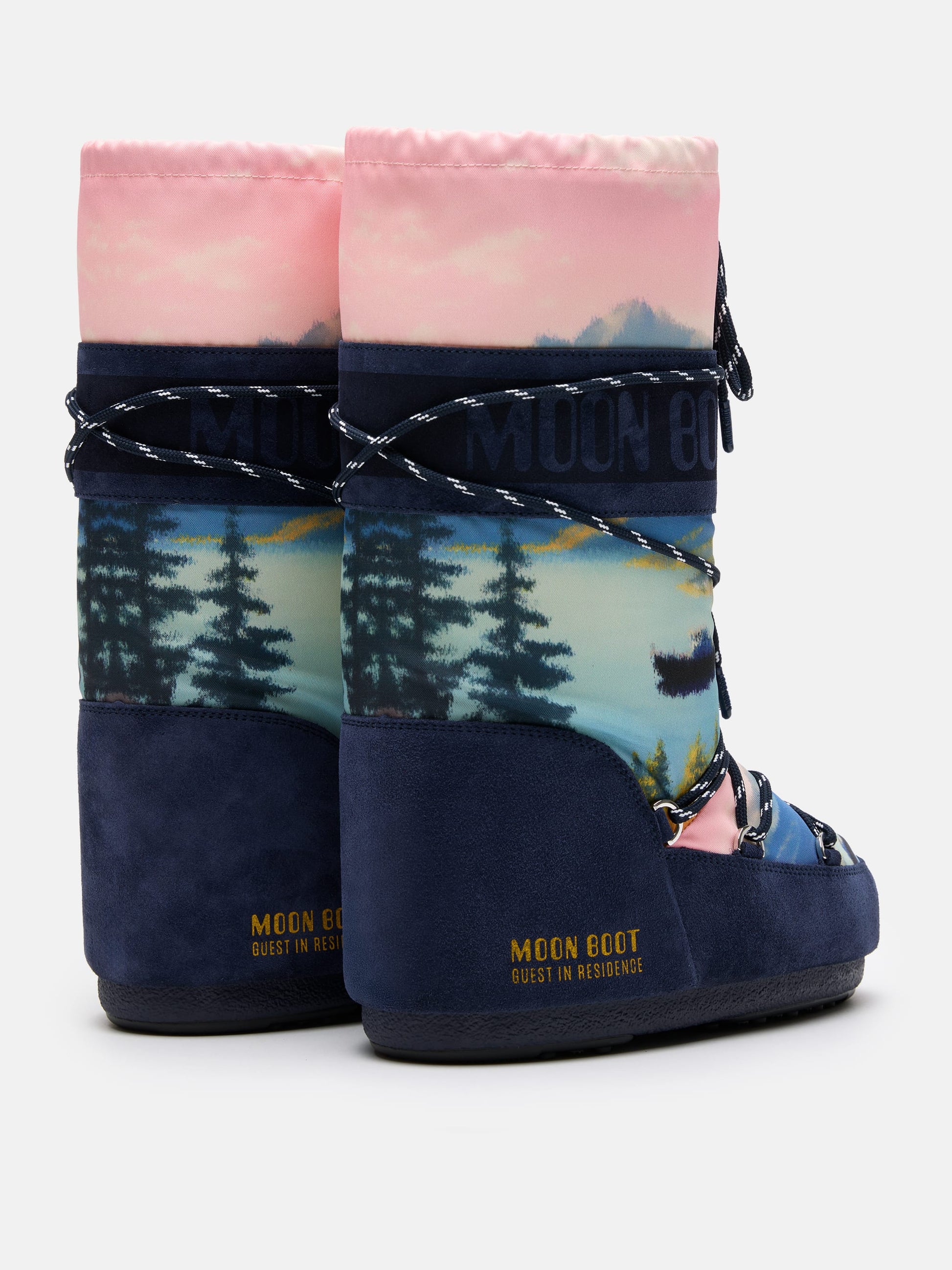 MOON BOOT MOON BOOT X GUEST IN RESIDENCE ICON POSTCARD MIDNIGHT BOOTS