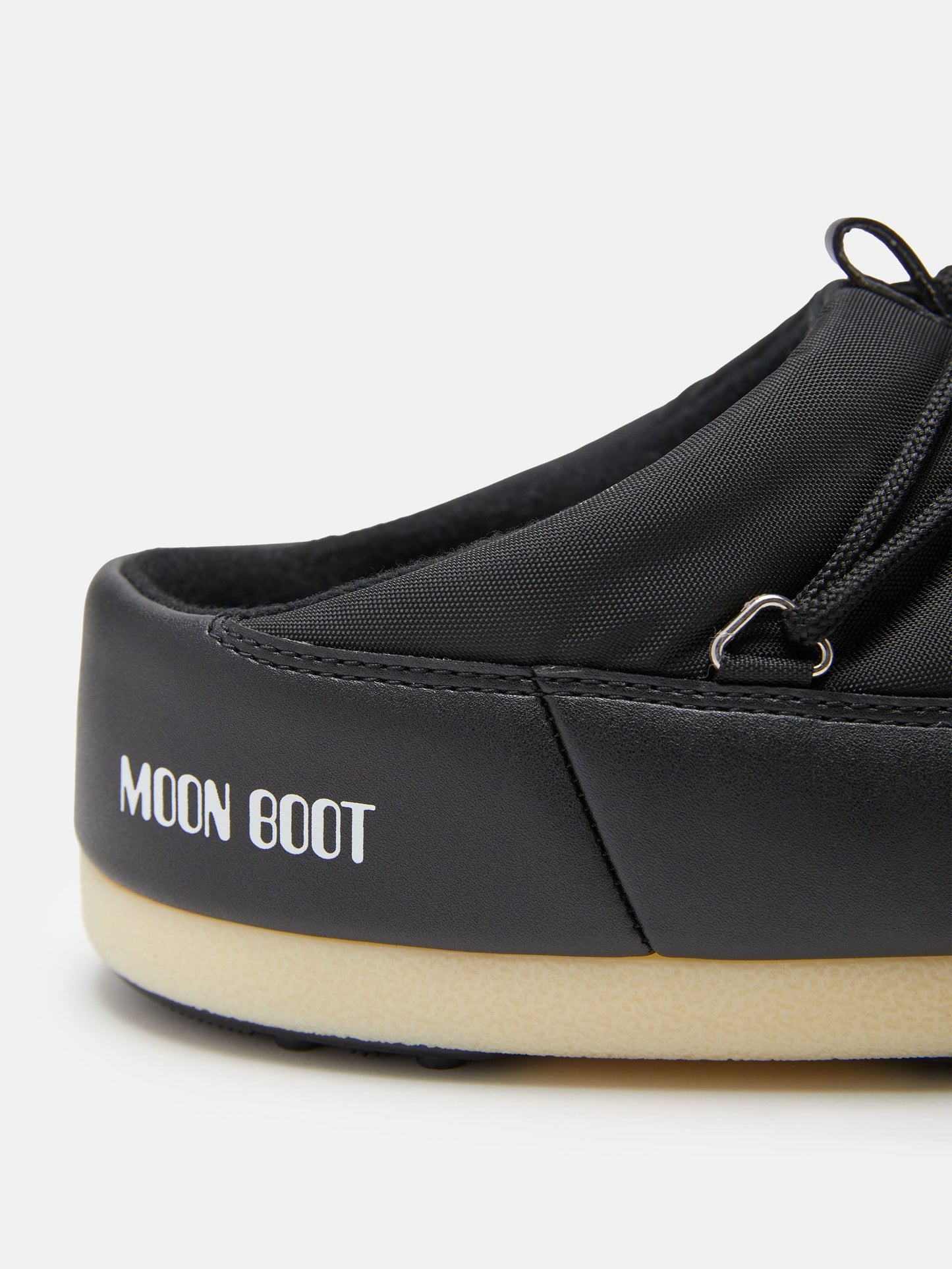 MOON BOOT EVX BLACK NYLON MULES