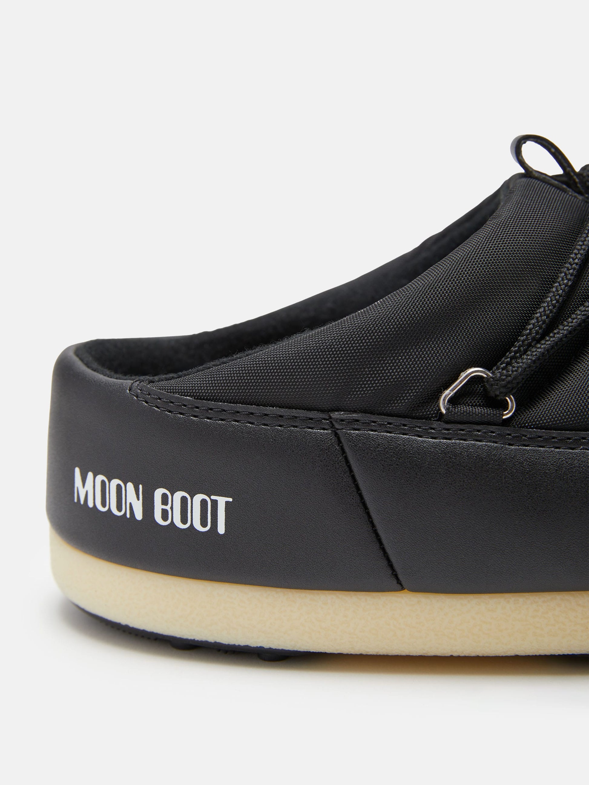 MOON BOOT EVX BLACK NYLON MULES