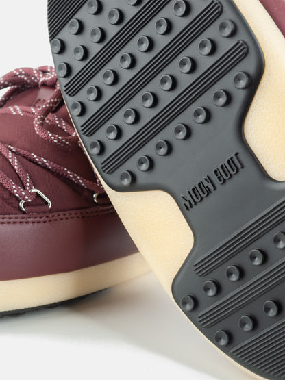 MOON BOOT EVX BURGUNDY NYLON MULES
