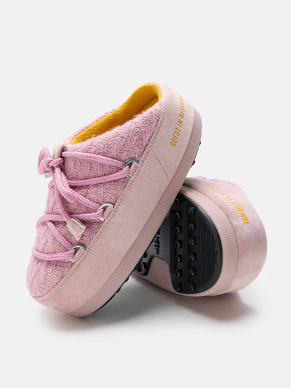 MOON BOOT MOON BOOT X GUEST IN RESIDENCE EVX ROSE KNIT MULES