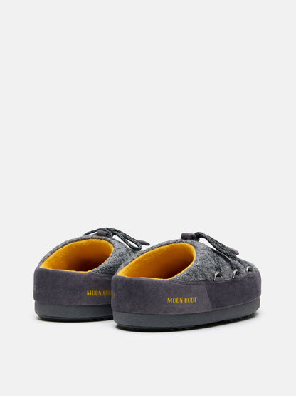 MOON BOOT MOON BOOT X GUEST IN RESIDENCE EVX GREY KNIT MULES